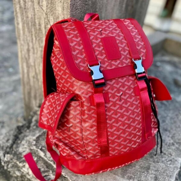 Sac à dos rouge élégant