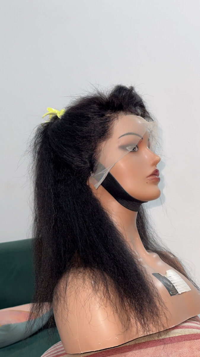 Perruque naturelle lace front