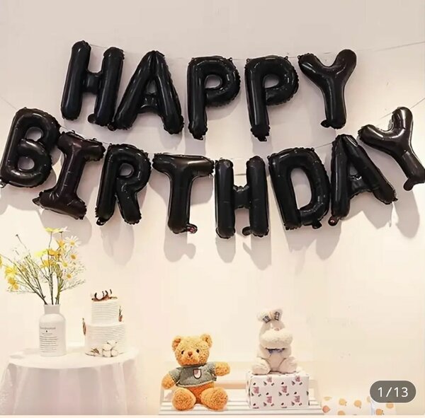 Ballons Lettre Fête Anniversaire