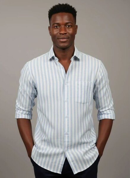 Chemise Rayée Élégante Homme