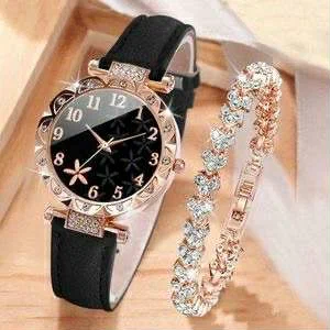 Montre élégante femme luxe