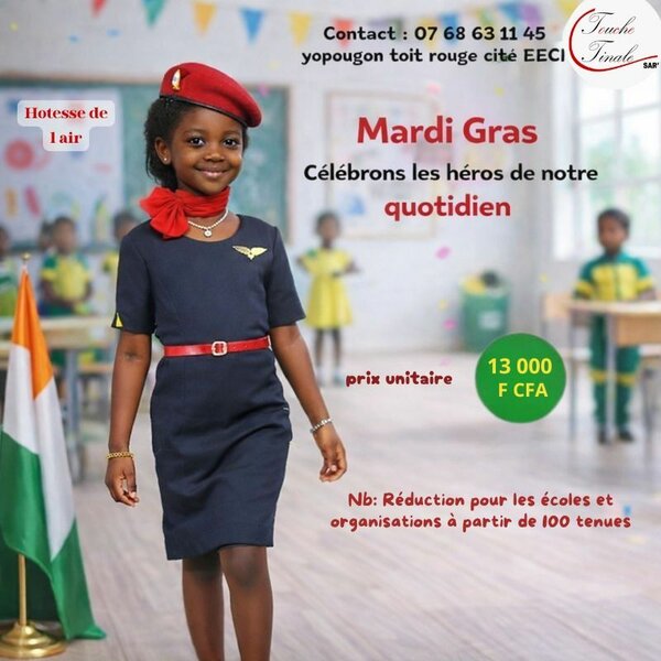 Costume enfant hôtesses