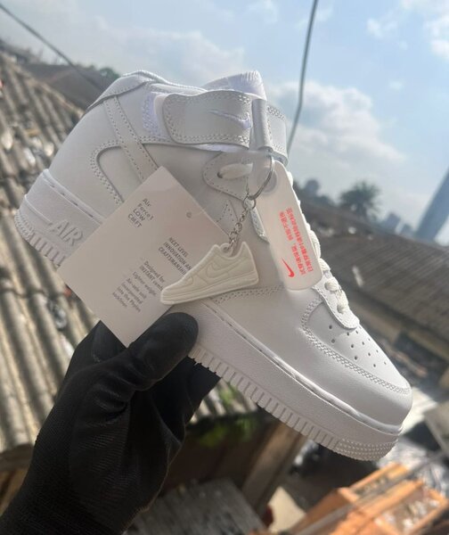 Baskets montantes blanches