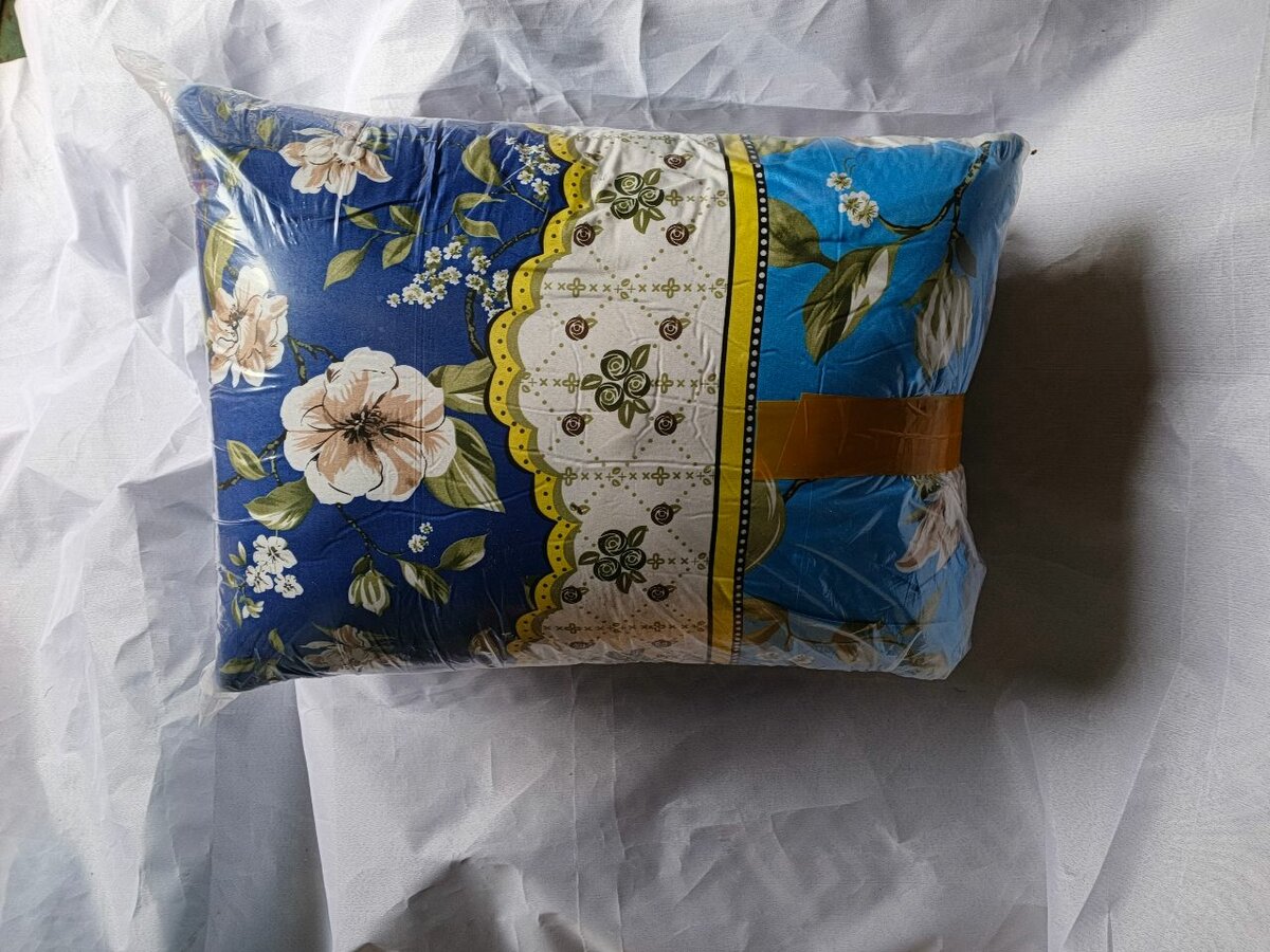 Coussin Confort Bleu Floral
