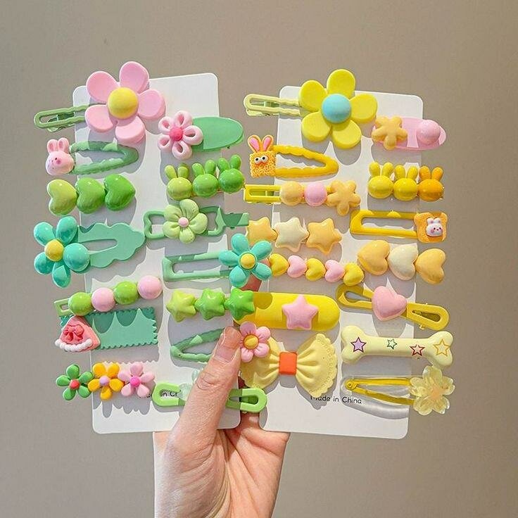 Barrettes Colorées Enfant