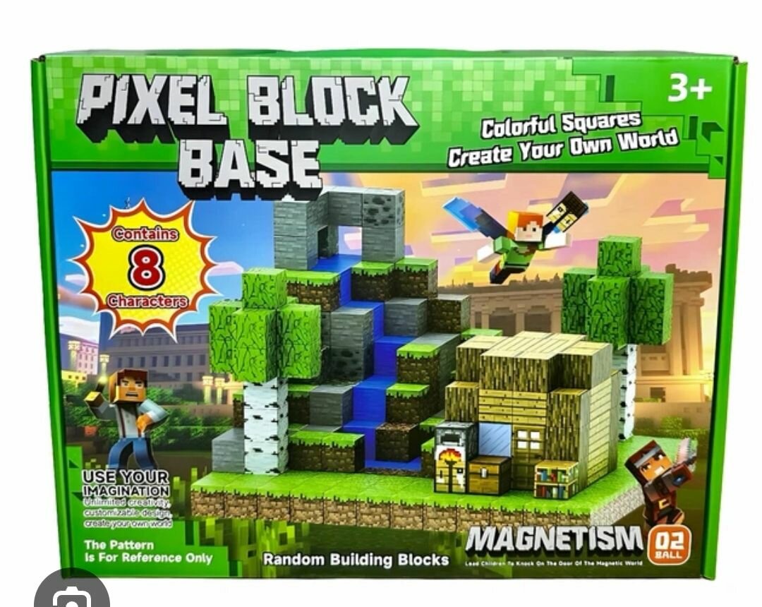 Pixel Block Base Magnetism