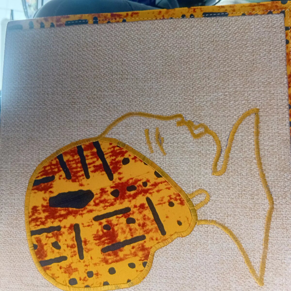 Sac cabas motif africain