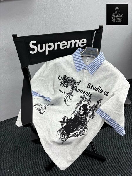 Polo artistique pour homme