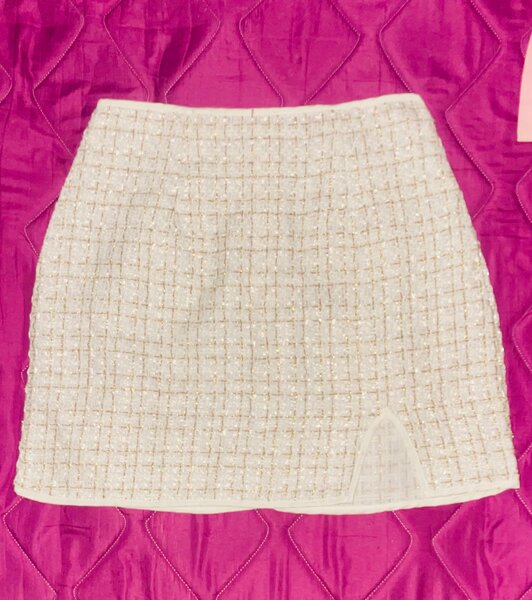 Jupe en tweed élégante