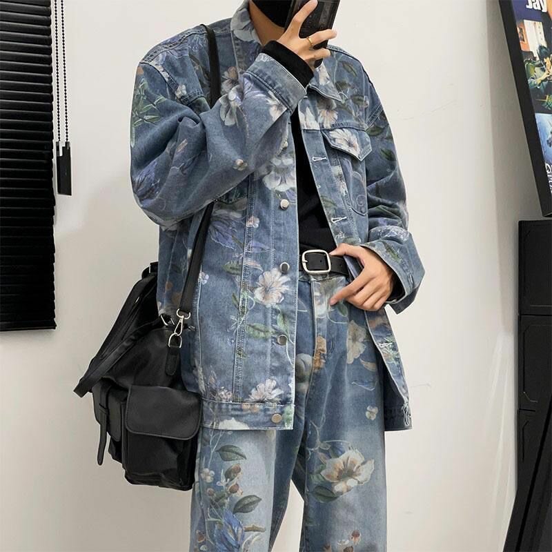 Ensemble Jean Fleuri Unisexe