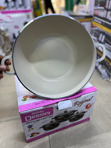 Set de Casseroles en Fonte avec Couvercles