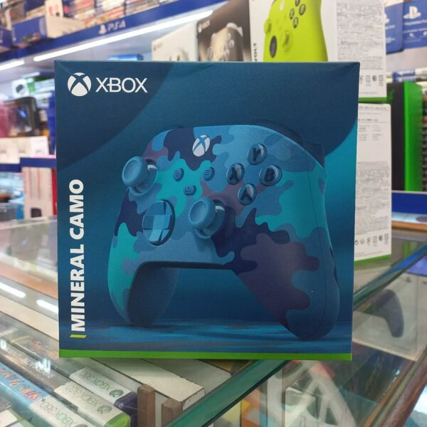 Manette Xbox Camouflage Bleu