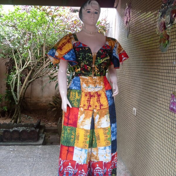 Robe Patchwork Colorée