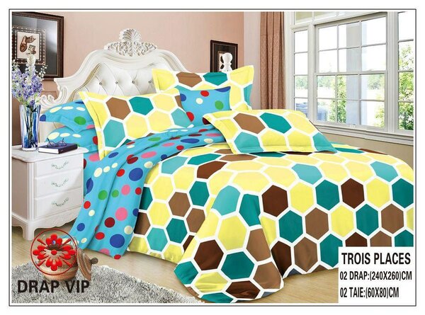 Parure de Lit Drap VIP 3 Places