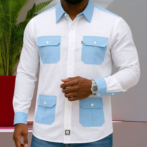 Chemise élégante à poches