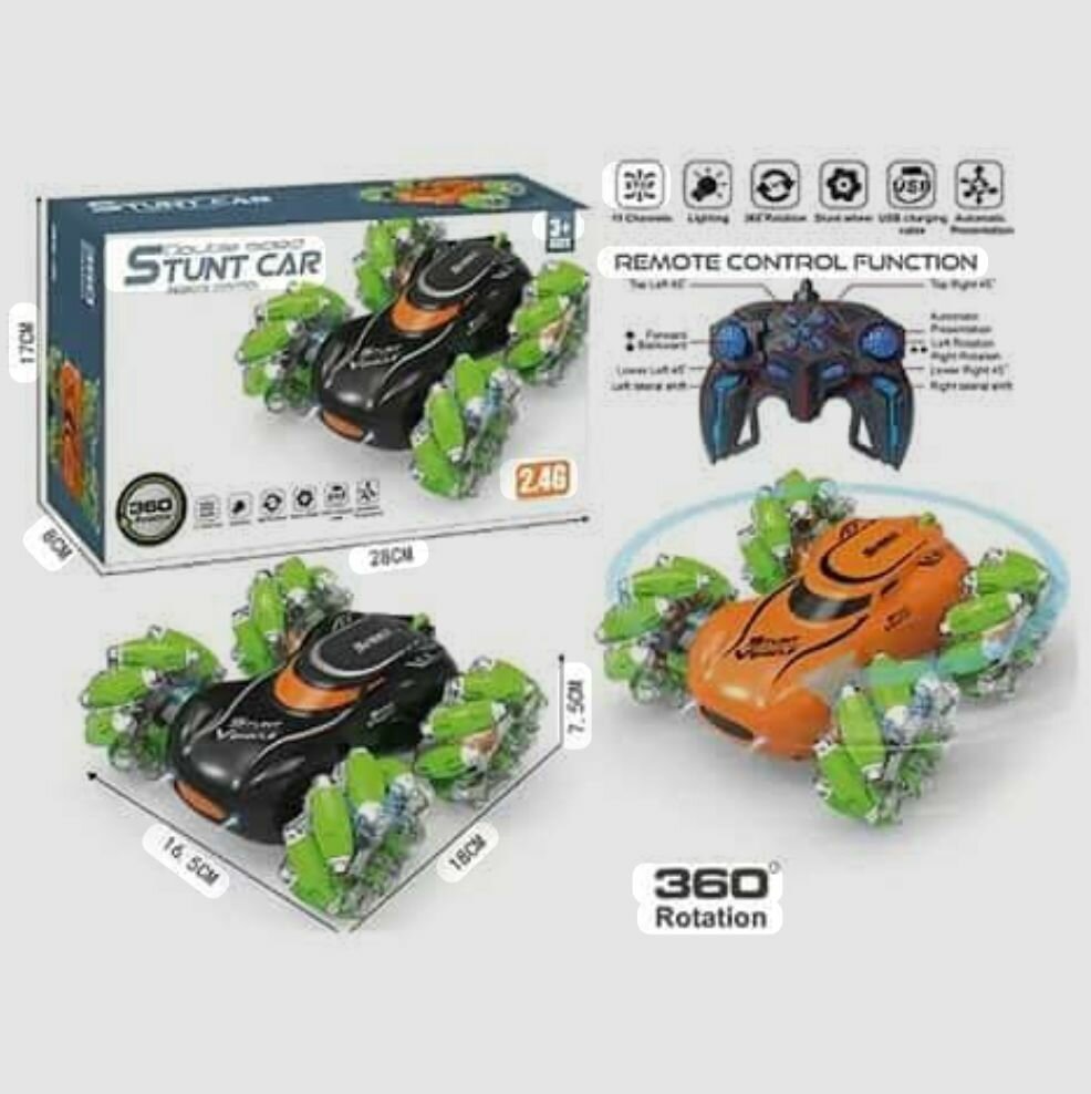 Voiture Cascade Télécommandée 360°