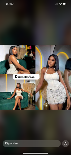 Robe élégante à paillettes