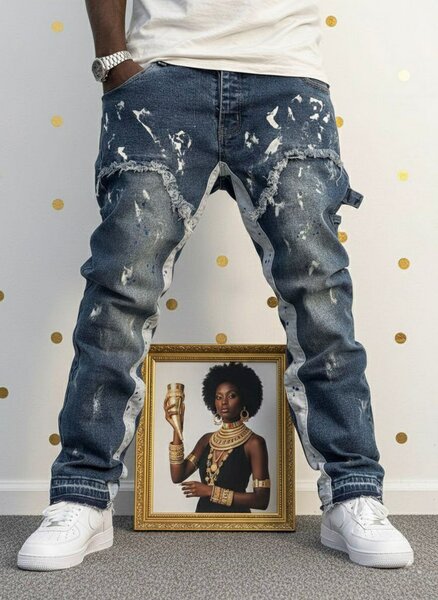 Jeans déchirés hommes mode tendance