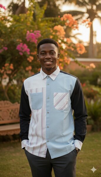 Chemise à motifs élégants homme