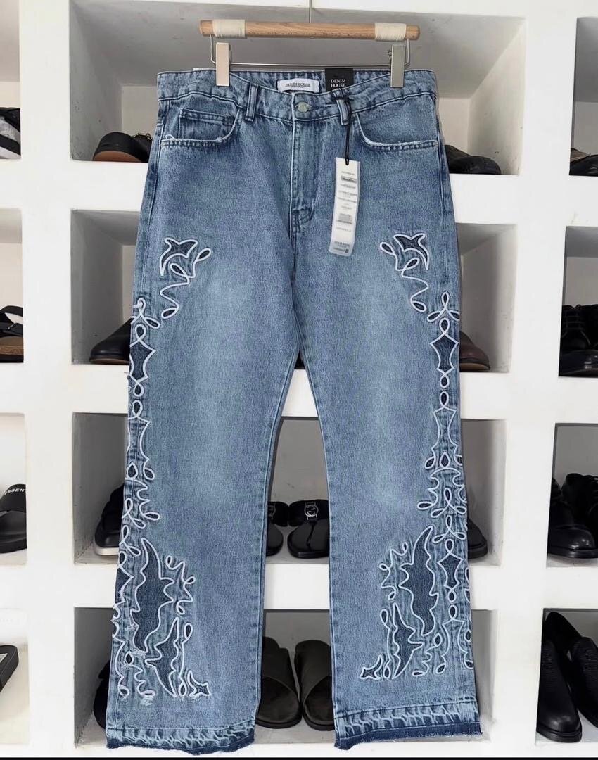 Jean brodé tendance