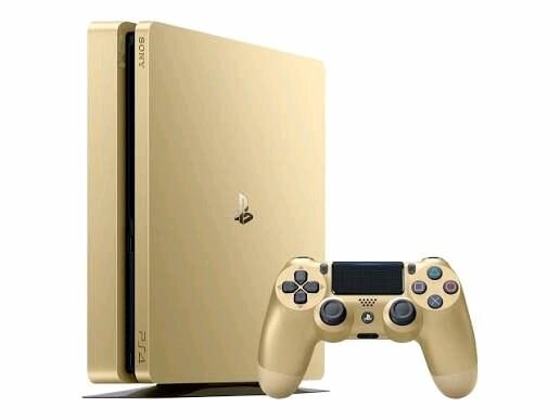 Console PS4 Slim Dorée