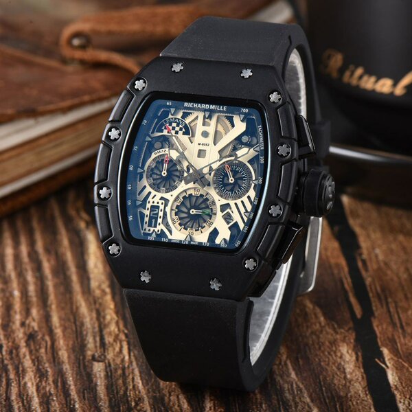 Montre Homme Luxe Noir