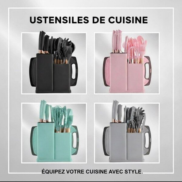 Ensemble d'ustensiles cuisine