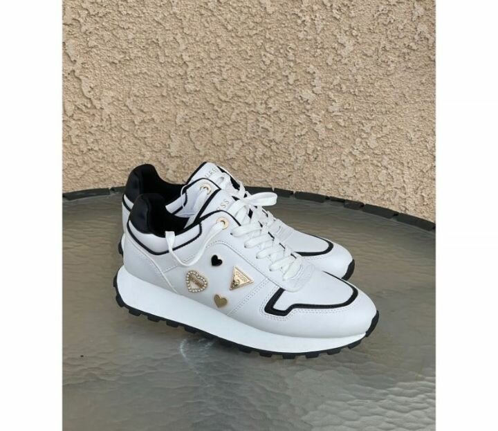 White Heart Sneakers
