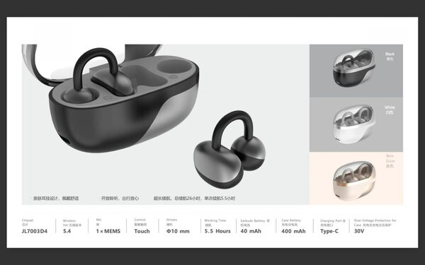Écouteurs Bluetooth Charome