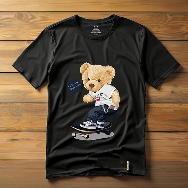 T-shirt Ourson Skateur