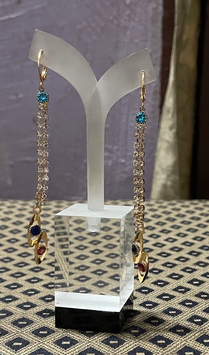 Boucles d'oreilles pendantes élégantes