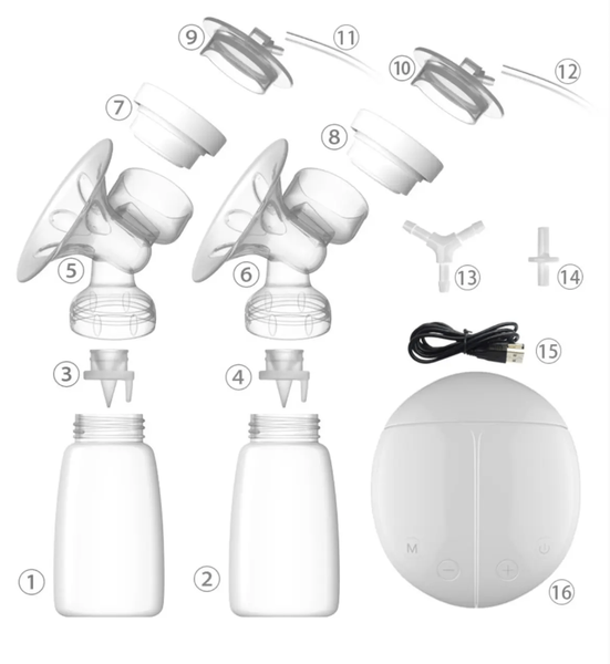 Tire-lait électrique double