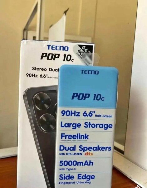 Tecno POP 10c Smartphone 4GB+64GB