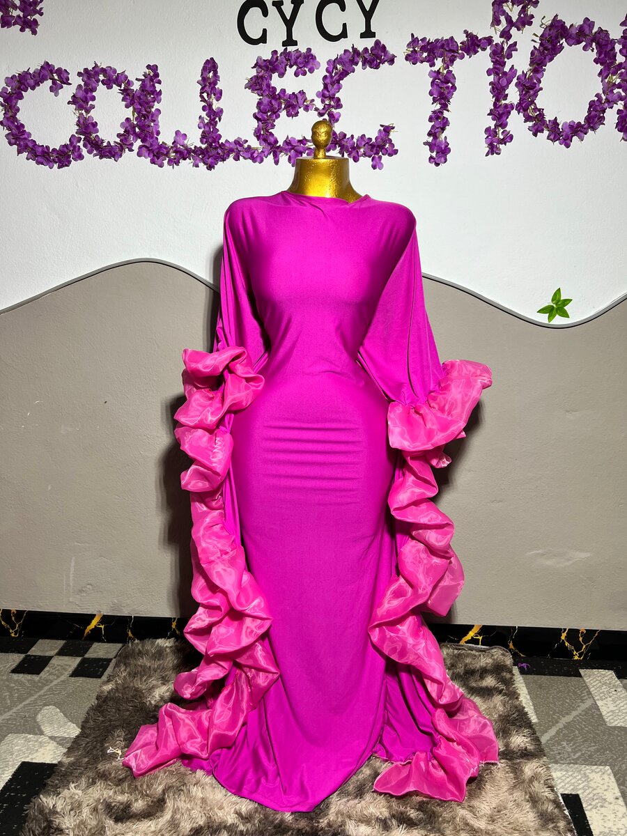 Robe Élegante avec Volants