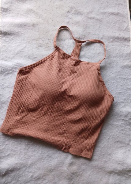 Top Femme Rose Élégant