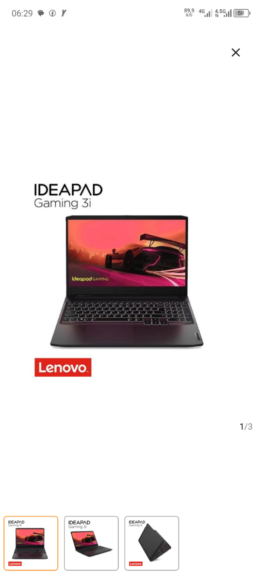 Ordinateur Portable Gaming Lenovo