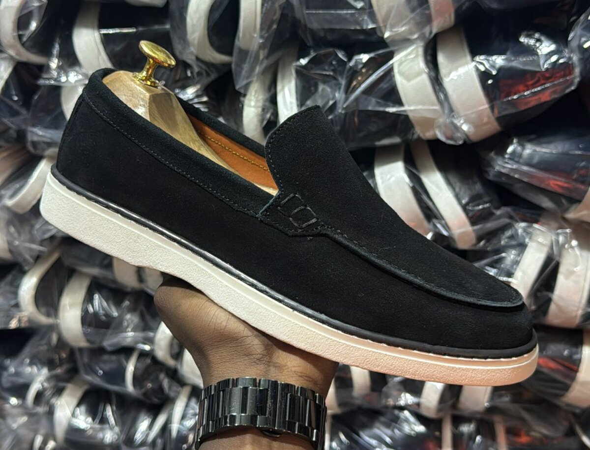 Mocassins en daim confortables