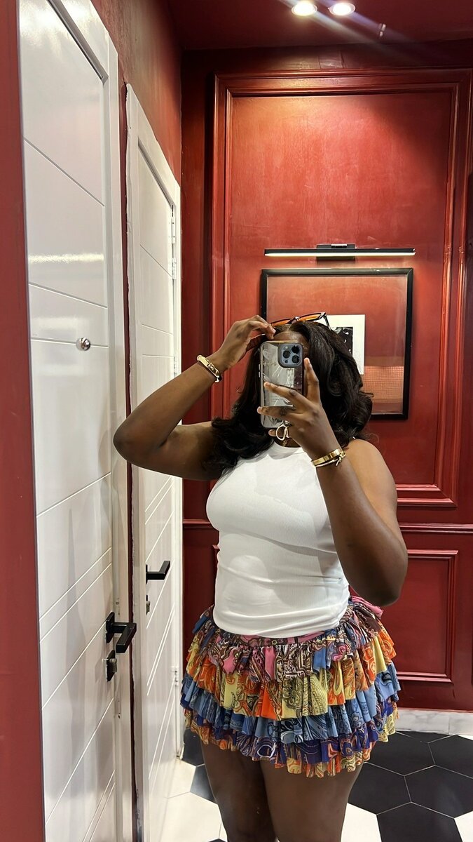 Jupe évasée colorée femme