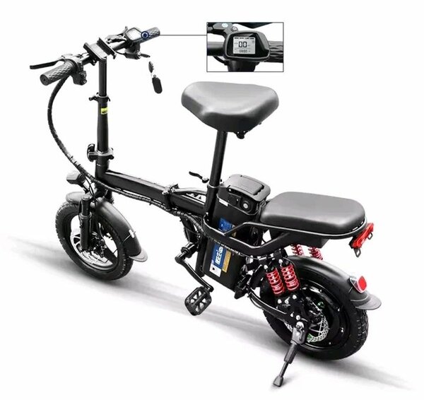 Vélo électrique pliant compact