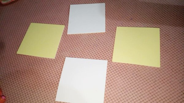 Autocollants double face
