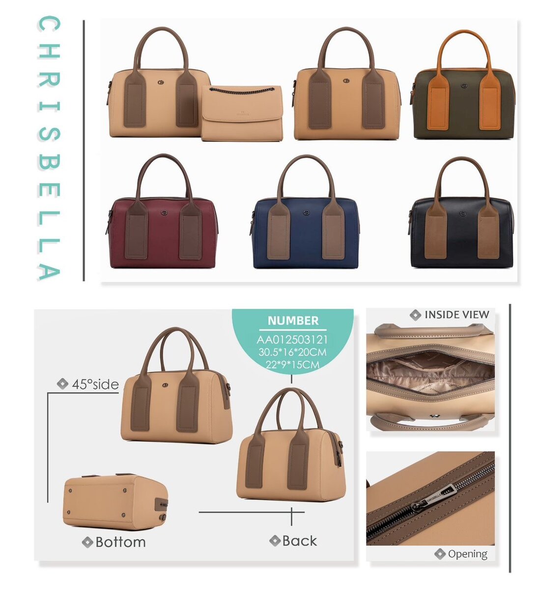 Sac à main Chrisbella élégant