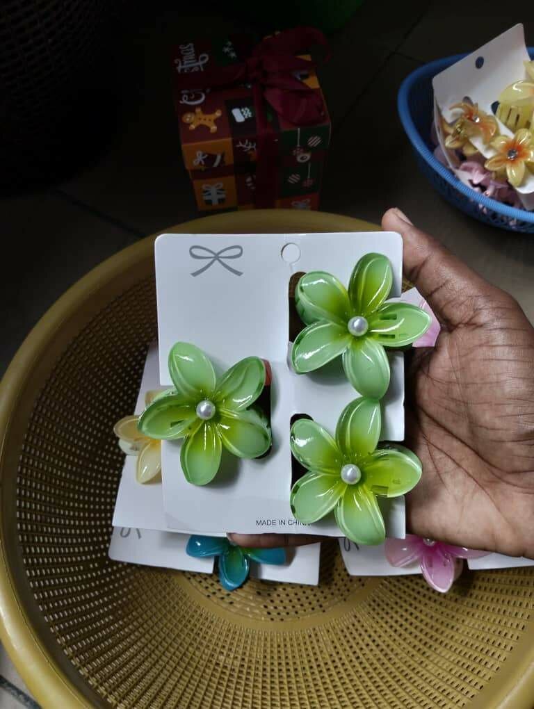 Pinces à cheveux fleurs