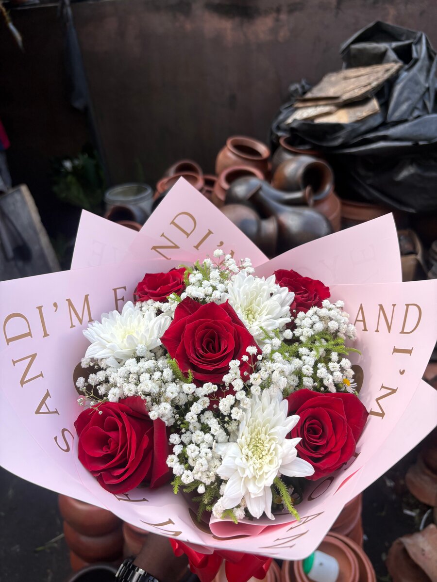 Bouquet de roses rouges