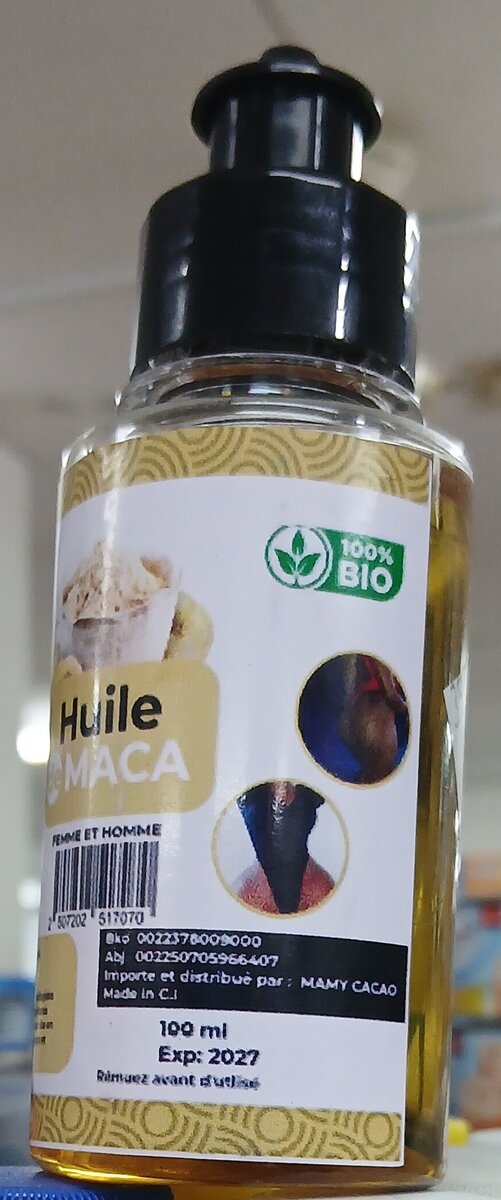 Huile de Maca 100% Bio