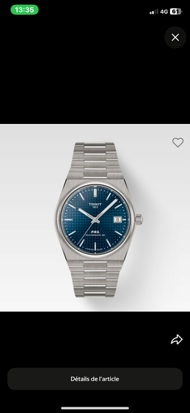 Montre élégante pour homme