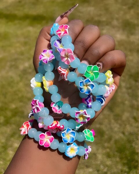 Bracelet  fleurs