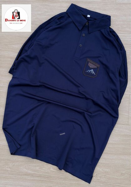 Polo homme bleu élégant