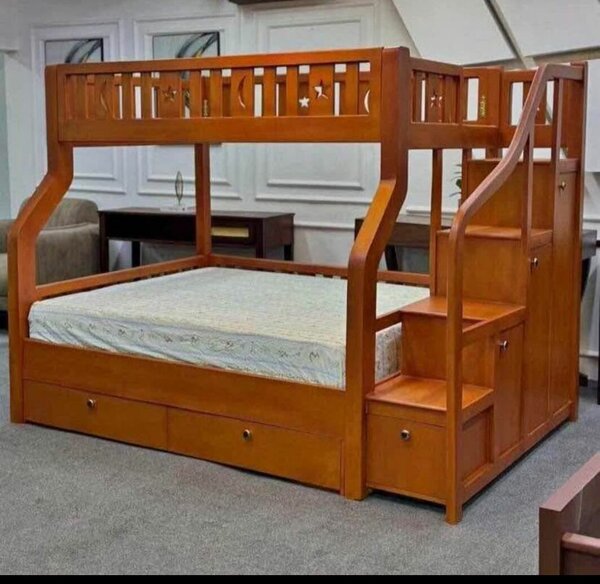 Lit superposé avec rangement