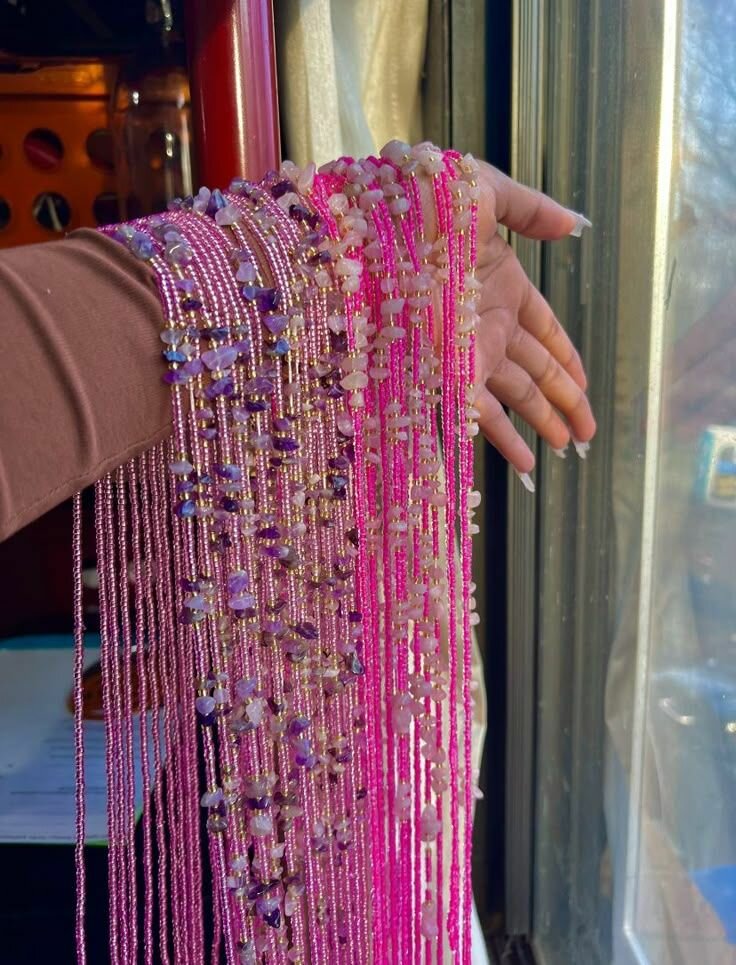 Ceinture perles élégante