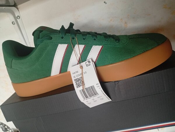 Baskets Vertes à Semelle Gomme